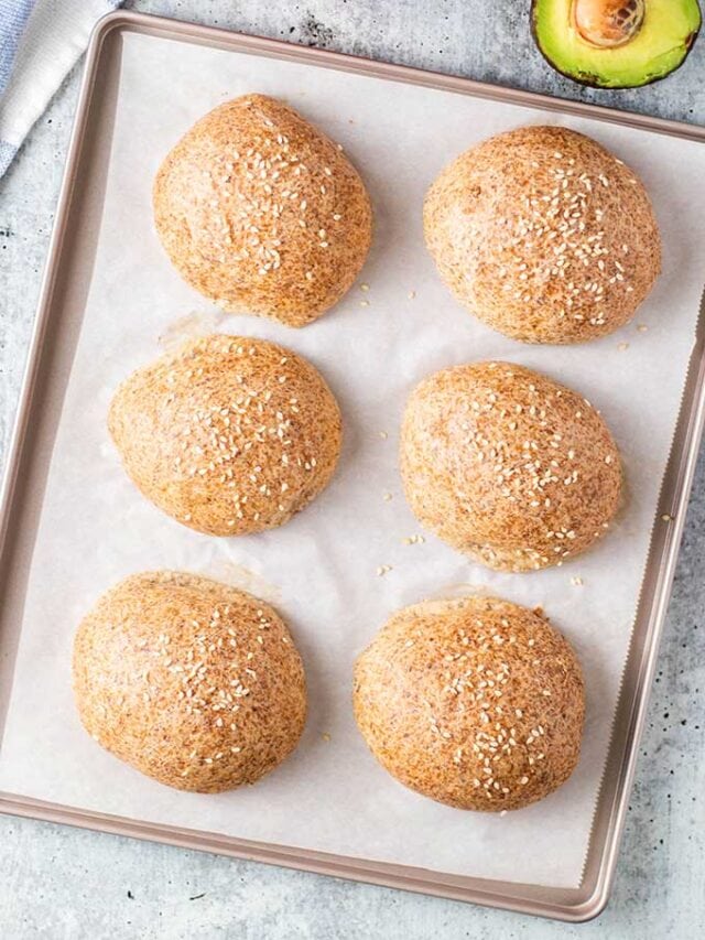 Keto Bread Rolls with Psyllium Husk