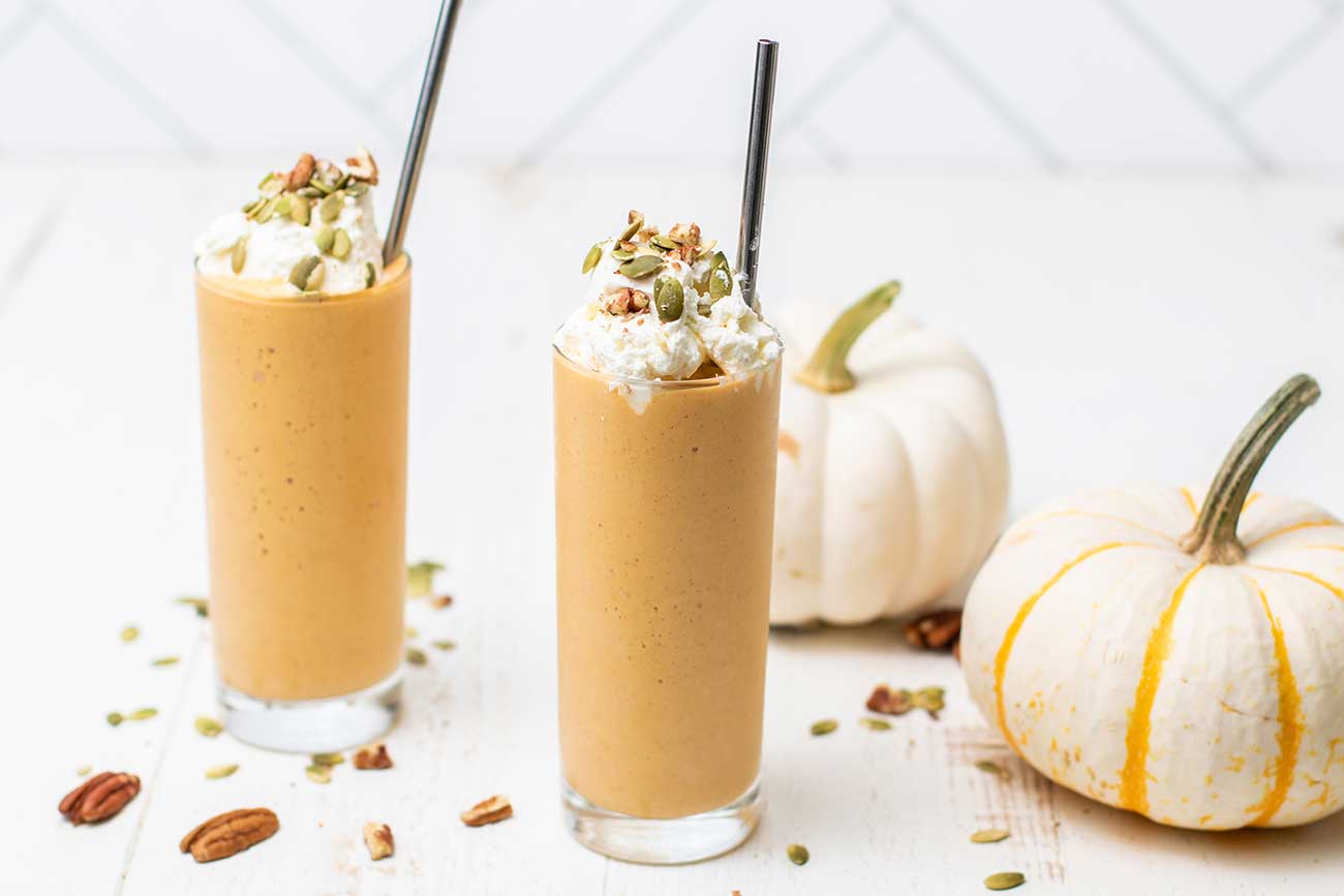 Keto Pumpkin Smoothie - Sugar Free Pumpkin Pie Smoothie