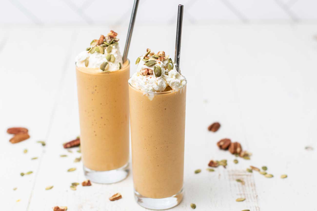 Keto Pumpkin Smoothie - Sugar Free Pumpkin Pie Smoothie