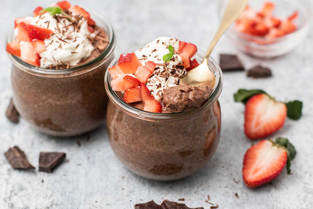 Chocolate Chia Pudding - Blissfully Low and Keto Recipes