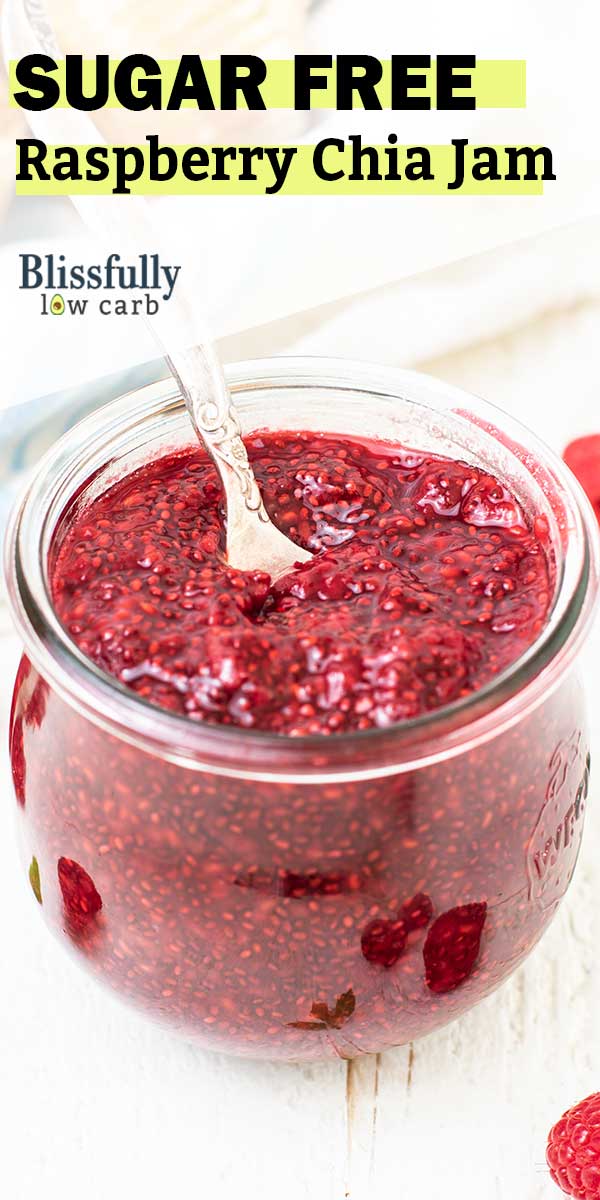 Sugar Free Raspberry Jam - Blissfully Low Carb and Keto Recipes