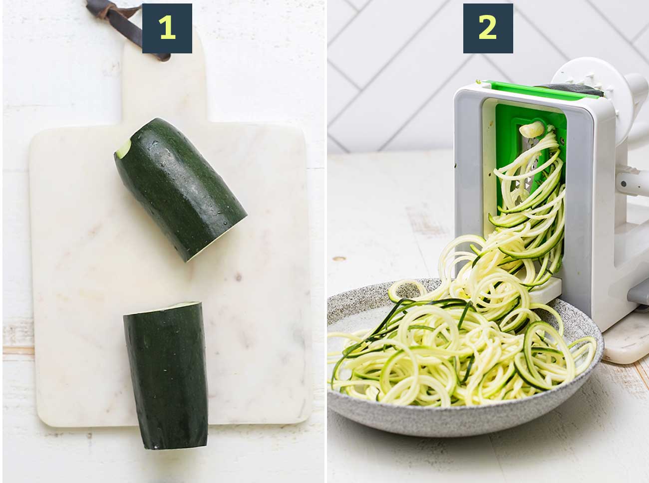  Handheld Spiralizer Vegetable Slicer, 4 in 1 Heavy Duty Veggie  Spiral Cutter - Zoodle Pasta Spaghetti Maker : Home & Kitchen