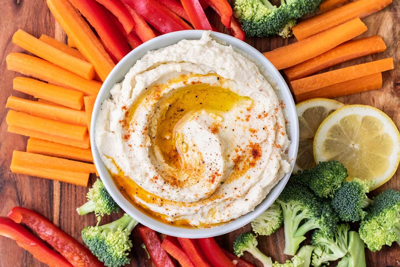 Roasted Cauliflower Hummus (Low Carb & Keto) Blissfully Low Carb and