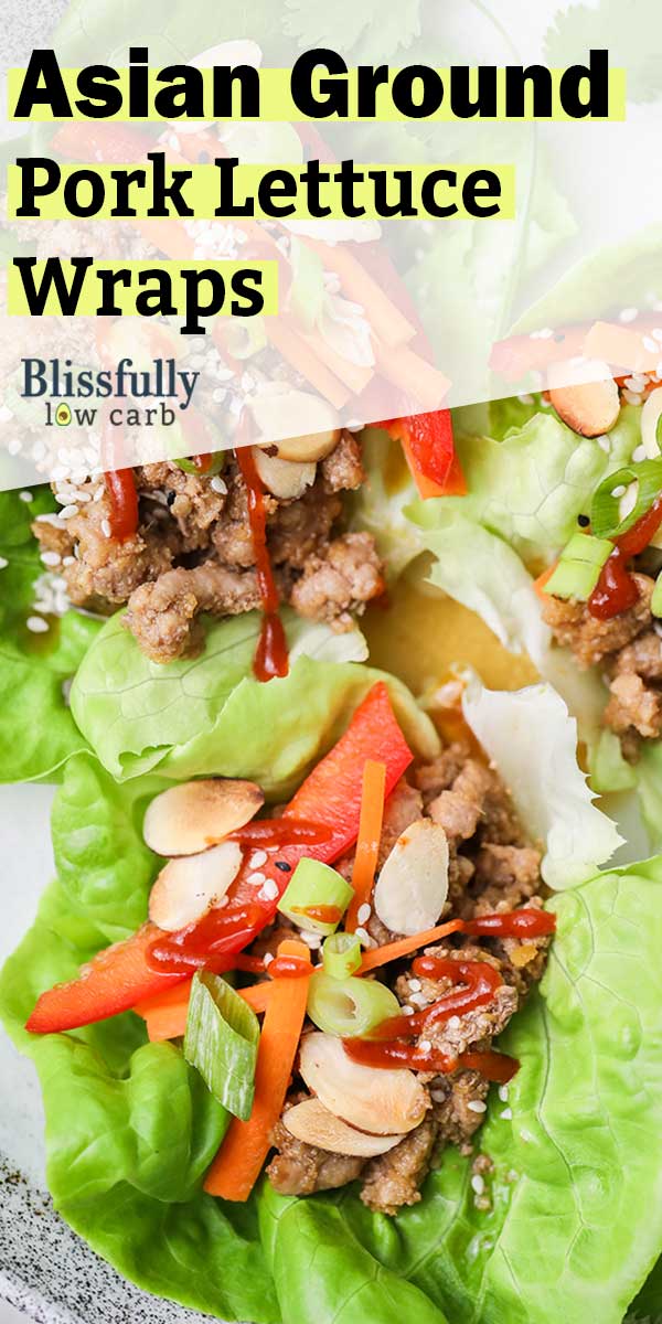 The Best Quick Asian Ground Pork Lettuce Wraps - Blissfully Low Carb ...