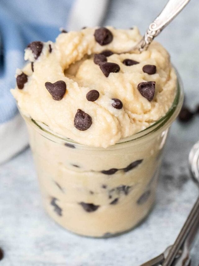 Low Carb Edible Cookie Dough (High Protein!)